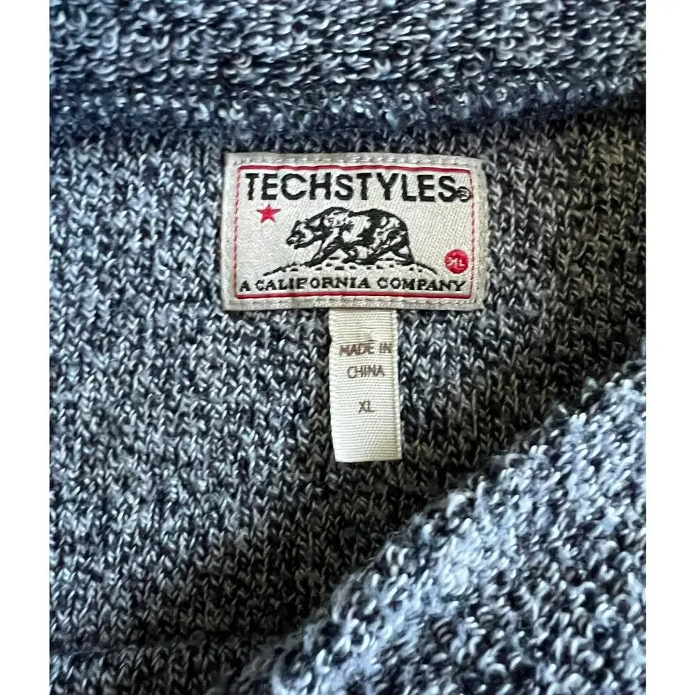 Moose tapestry crewneck sweatshirt, fringed, reworked, upcycled  sz Xl